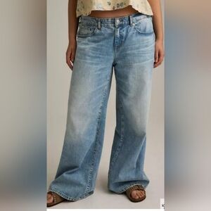 Torrid Festi Womens Low Rise Baggy Wide Leg Jeans Sz 20 Reg  NWT